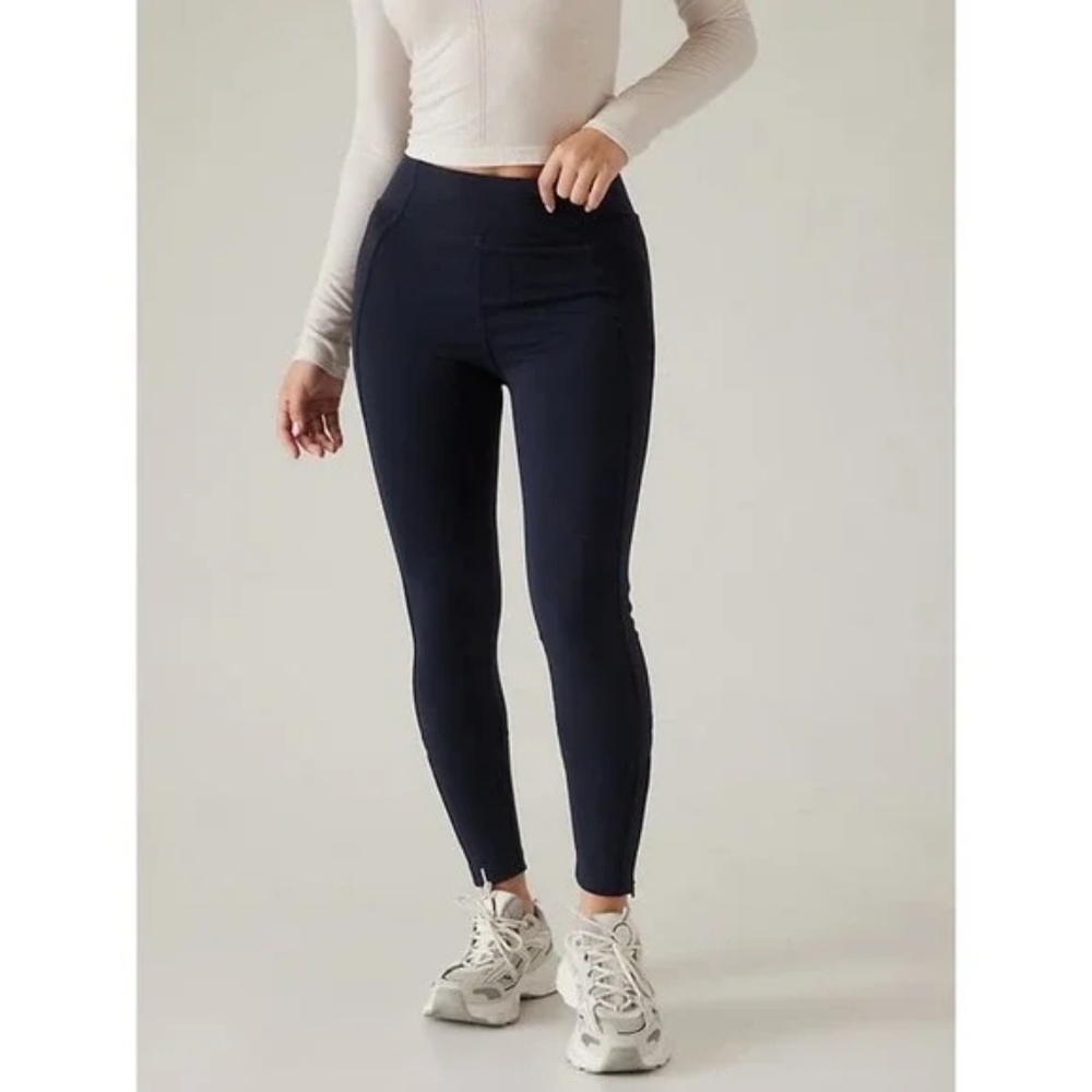Athleta Delancey Skyline Tight, Small, Navy